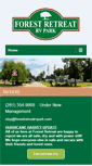 Mobile Screenshot of forestretreatrvpark.com